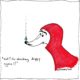 Dog in the rain