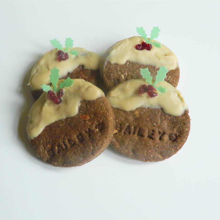 Christmas Pudding Cookies Dog Treats