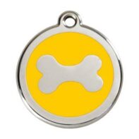 Red Dingo ID Tag - BONE