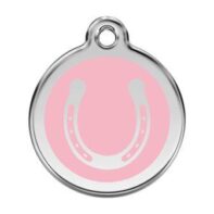 Red Dingo ID Tag - HORSESHOE