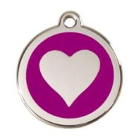 Red Dingo ID Tag - HEART