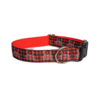 Check Christmas house collar