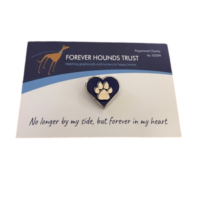 Paw Pin Badge - Forever in my heart