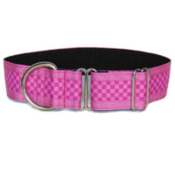 Everyday walking collar - Pink check