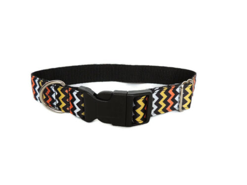 Orange & yellow zig zag house collar - Image 2