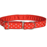 Luxury Red stars house collar