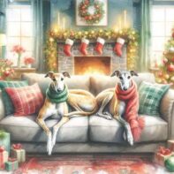 'Beautiful Bookends' by Cathie Cowie - (pack of 8) Christmas Cards